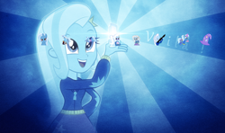 Size: 986x584 | Tagged: artist needed, safe, derpibooru import, trixie, equestria girls, wallpaper