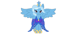 Size: 1560x756 | Tagged: safe, artist:magictimeymare12, derpibooru import, trixie, alicorn, pony, alicornified, alternate universe, race swap, simple background, transparent background, trixiecorn, vector