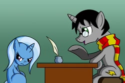 Size: 1500x1000 | Tagged: safe, derpibooru import, trixie, adam ferguson, alex warlorn, discorded ponies, fanfic, harry potter, ponified, pony pov series