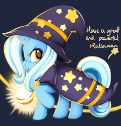 Size: 936x974 | Tagged: safe, artist:shineymagic, derpibooru import, trixie, pony, unicorn, female, halloween, mare, solo