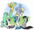 Size: 3735x3300 | Tagged: safe, artist:wolframclaws, bon bon, derpy hooves, dj pon-3, lyra heartstrings, octavia melody, sunshower raindrops, sweetie drops, vinyl scratch, earth pony, pegasus, pony, background six, female, high res, mare, simple background, transparent background