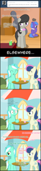 Size: 710x2953 | Tagged: safe, artist:erthilo, bon bon, lyra heartstrings, octavia melody, parish nandermane, sweetie drops, earth pony, pony, unicorn, ask octavia, comic, female, juice, juice box, male, mare, stallion, tumblr