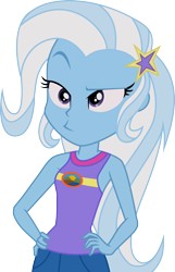 Size: 862x1341 | Tagged: safe, artist:fezcake, derpibooru import, trixie, equestria girls, legend of everfree, camp everfree outfits, simple background, solo, transparent background, vector