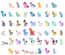 Size: 4671x3924 | Tagged: safe, derpibooru import, allie way, amethyst star, applejack, berry punch, berryshine, big macintosh, blossomforth, bon bon, caramel, carrot top, cheerilee, cloudchaser, daisy, davenport, derpy hooves, doctor whooves, donut joe, fire streak, fleetfoot, flower wishes, fluttershy, golden harvest, helia, high winds, holly dash, lemon hearts, lightning streak, lily, lily valley, lucky clover, lyra heartstrings, minuette, misty fly, mochaccino, perfect pace, pinkie pie, pokey pierce, post haste, rainbow dash, rare find, rarity, roseluck, sea swirl, seafoam, shining armor, shoeshine, silver lining, silver zoom, soarin', spike, spitfire, surprise, sweetie drops, trixie, twilight sparkle, twinkleshine, wave chill, dragon, earth pony, pegasus, pony, unicorn, g1, background pony, eleventh doctor, fifth doctor, flower trio, joe, male, new rainbow dash, raggedy doctor, shetland pony, shortround, simple background, stallion, tenth doctor, the master, third doctor, transparent background, vector, wonderbolts