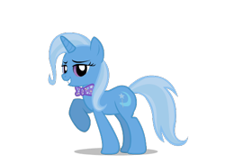 Size: 550x400 | Tagged: safe, artist:mixermike622, derpibooru import, trixie, pony, unicorn, blue coat, bowtie, female, horn, mare, solo, two toned mane