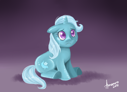 Size: 2338x1700 | Tagged: safe, artist:amenoo, derpibooru import, trixie, pony, unicorn, crying, female, mare, solo