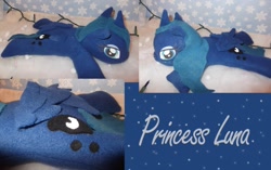 Size: 1024x644 | Tagged: safe, artist:bluepaws21, princess luna, irl, photo, plushie, solo