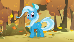 Size: 8192x4689 | Tagged: safe, artist:rainbownspeedash, derpibooru import, trixie, absurd resolution, forest, happy