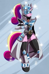 Size: 856x1280 | Tagged: safe, artist:ss2sonic, princess cadance, anthro, unguligrade anthro, cosplay, infinity style, kamen rider, kamen rider wizard