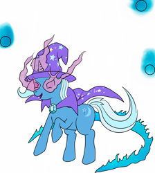 Size: 1802x2014 | Tagged: safe, artist:mr-1, artist:plasters-ponies, artist:tanmansmantan, derpibooru import, trixie, glowing eyes