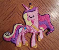 Size: 906x771 | Tagged: safe, artist:ethepony, princess cadance, alicorn, pony, embroidery, female, horn, patch