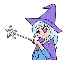 Size: 982x814 | Tagged: safe, artist:xxkerrysweetxx, derpibooru import, trixie, human, bust, holding, humanized, looking at you, simple background, solo, wand, white background