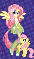 Size: 332x565 | Tagged: safe, fluttershy, equestria girls, human ponidox, humanized, official, self ponidox, stock vector