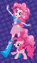 Size: 332x565 | Tagged: safe, pinkie pie, equestria girls, equestria girls (movie), box art, eqg promo pose set, equestria girls plus, human ponidox, official, self ponidox, stock vector