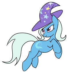 Size: 2500x2600 | Tagged: safe, artist:sethisto, derpibooru import, trixie, high res, smirk