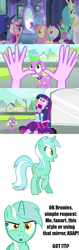 Size: 600x1908 | Tagged: safe, edit, edited screencap, screencap, applejack, fluttershy, lyra heartstrings, pinkie pie, princess cadance, princess celestia, princess luna, rainbow dash, rarity, spike, twilight sparkle, twilight sparkle (alicorn), alicorn, dog, equestria girls, equestria girls (movie), comic, image macro, screencap comic, spike the dog