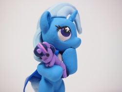 Size: 1280x960 | Tagged: safe, artist:dustysculptures, derpibooru import, trixie, twilight sparkle, pony, bipedal, filly, irl, photo, plushie, sculpture