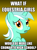 Size: 624x833 | Tagged: safe, lyra heartstrings, pony, unicorn, equestria girls, conspiracy lyra, cromartie high school, exploitable meme, female, green coat, horn, image macro, looking at you, mare, meme, open mouth, simple background, solo, text, two toned mane