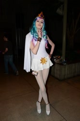 Size: 636x960 | Tagged: safe, artist:mugggy, princess celestia, human, clothes, cosplay, high heels, irl, irl human, photo, shoes, short skirt, skirt, solo