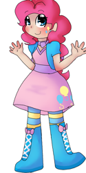 Size: 500x1000 | Tagged: artist needed, safe, pinkie pie, equestria girls, human coloration, humanized, redesign