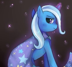 Size: 891x826 | Tagged: safe, artist:cherivinca, derpibooru import, trixie, pony, unicorn, female, mare, smiling, solo