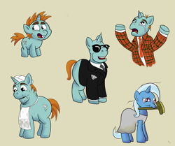 Size: 743x620 | Tagged: safe, artist:ragingsemi, derpibooru import, snips, trixie, pony, unicorn, female, horn, mare