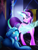 Size: 746x979 | Tagged: safe, artist:flashbrush, derpibooru import, starlight glimmer, trixie, pony, unicorn, betrayal, corrupted, crying, evil grin, grin, levitation, looking at each other, looking down, looking up, magic, open mouth, prone, s5 starlight, smiling, staff, staff of sameness, telekinesis, this will end in communism