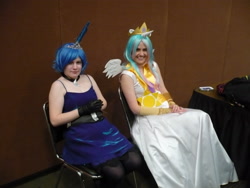 Size: 3072x2304 | Tagged: safe, princess celestia, princess luna, human, cosplay, irl, irl human, photo