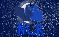 Size: 1280x800 | Tagged: safe, artist:deadsaus, princess luna, alicorn, pony, blue, new lunar republic, solo, stars