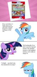 Size: 624x1280 | Tagged: safe, applejack, fluttershy, pinkie pie, rainbow dash, rarity, sunset shimmer, twilight sparkle, equestria girls, accepted meme that never ends, meme, milestone, the meme that never ends