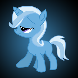 Size: 1000x1000 | Tagged: safe, artist:mushyart, artist:sparky-luck, derpibooru import, trixie, filly