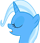 Size: 40x43 | Tagged: safe, derpibooru import, edit, trixie, pony, unicorn, emoticon, eyes closed, simple background, solo, transparent background