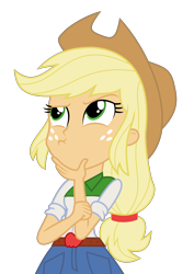 Size: 4241x5998 | Tagged: safe, artist:synch-anon, artist:twiforce, applejack, equestria girls, absurd resolution, simple background, solo, transparent background, vector