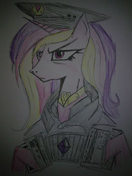 Size: 960x1280 | Tagged: safe, artist:lawrencexviii, princess cadance, alicorn, pony, kosovo je srbija, remove kebab, solo