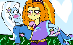 Size: 1000x625 | Tagged: safe, artist:ktd1993, derpibooru import, adagio dazzle, trixie, equestria girls, 1000 hours in ms paint, blushing, ms paint