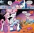 Size: 629x610 | Tagged: safe, idw, 8-bit (character), al (character), al calavicci, buck withers, flank thrasher, gaffer, gizmo, princess cadance, shining armor, alicorn, pony, unicorn, spoiler:comic, spoiler:comic12, balloon, bat'leth, electrocution, klingon, observer, quantum leap, sam beckett, star trek, x-ray sparks