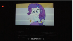 Size: 1283x717 | Tagged: safe, screencap, rarity, equestria girls, rainbow rocks, meme, youtube caption