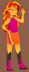 Size: 742x1793 | Tagged: safe, artist:mn27, sunset shimmer, equestria girls, clothes, female, two toned hair