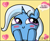 Size: 433x356 | Tagged: safe, artist:zsparkonequus, derpibooru import, trixie, blushing, reaction image