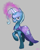 Size: 1588x1988 | Tagged: safe, artist:derkrazykraut, derpibooru import, trixie, grin, magic, smiling