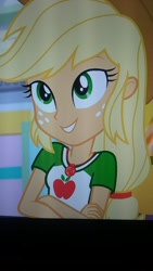 Size: 1440x2560 | Tagged: safe, screencap, applejack, better together, equestria girls, rollercoaster of friendship, crossed arms