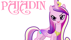 Size: 1280x720 | Tagged: safe, princess cadance, alicorn, pony, image macro, simple background, solo, text, warcraft, white background, world of warcraft