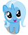 Size: 2379x3000 | Tagged: safe, artist:coldbologna, derpibooru import, trixie, cute, daaaaaaaaaaaw, diatrixes, filly, high res, hnnng, simple background, transparent background, vector