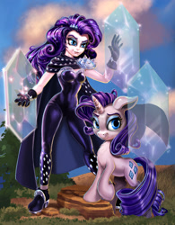 Size: 1868x2400 | Tagged: safe, artist:harwick, part of a series, part of a set, rarity, pony, unicorn, better together, equestria girls, the other side, clothes, cutie mark, dress, human ponidox, self ponidox