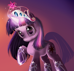 Size: 530x511 | Tagged: safe, artist:zelc-face, derpibooru import, twilight sparkle, big crown thingy, element of harmony, element of magic, jewelry, regalia