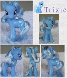 Size: 799x932 | Tagged: safe, artist:phasingirl, derpibooru import, trixie, pony, brushable, irl, official, photo, solo, styled, styled hair, toy