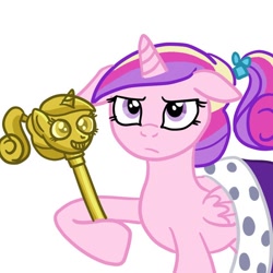 Size: 500x500 | Tagged: safe, artist:kuromi, princess cadance, alicorn, pony, meme, teen princess cadance, twilight scepter