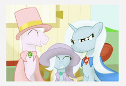 Size: 2241x1533 | Tagged: safe, artist:dazed-and-wandering, derpibooru import, trixie, filly, parent