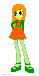 Size: 800x1567 | Tagged: safe, artist:robynne, carrot top, golden harvest, equestria girls, humanized