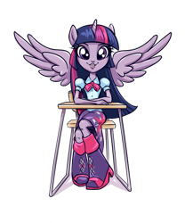 Size: 748x900 | Tagged: safe, artist:averagedraw, twilight sparkle, equestria girls, chair, desk, solo